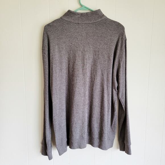 Magaschoni Men's Quarter Zip Pullover Sweater - Picture 2 of 4